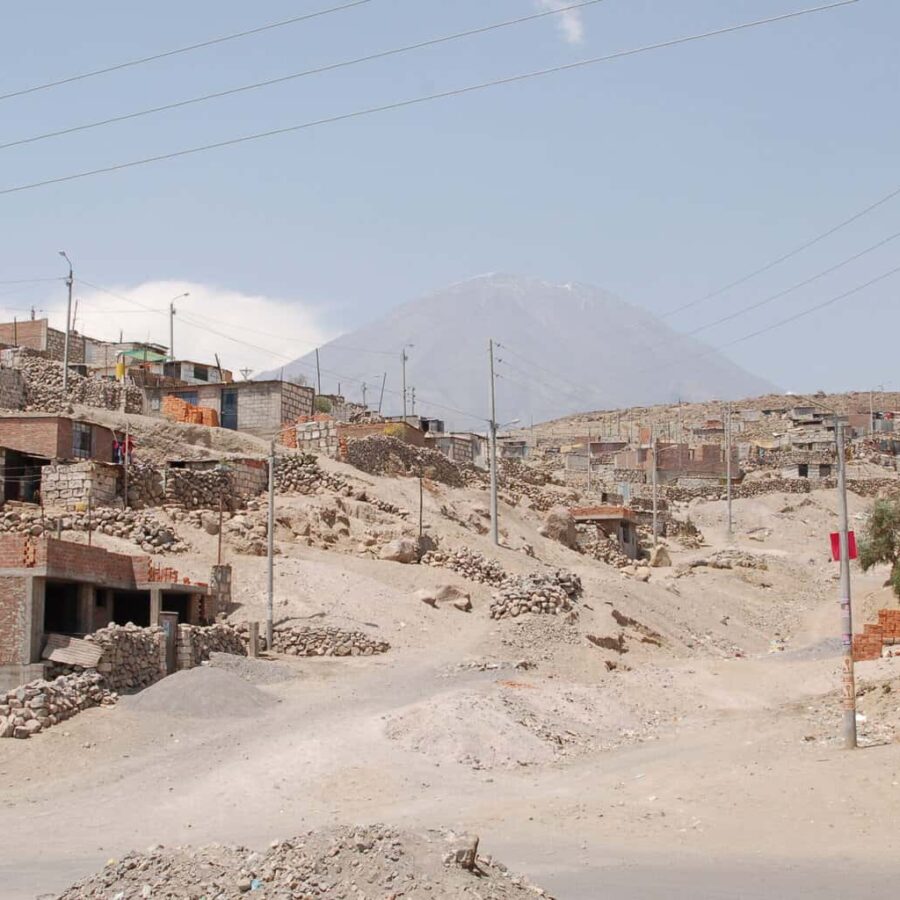 Arequipa mitt jobb där barnen bodde