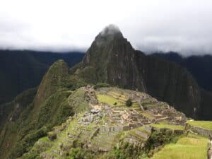 Fascinerande byggnationer i Machu Picchu, Peru