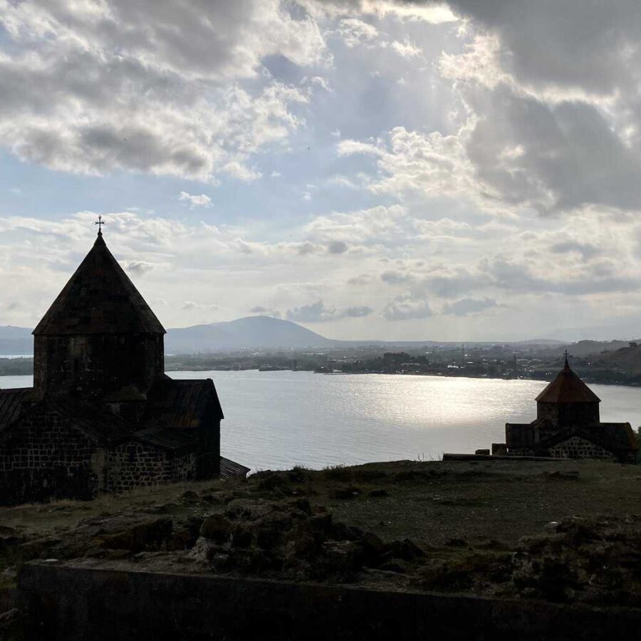 Armenia lake Sevan old church