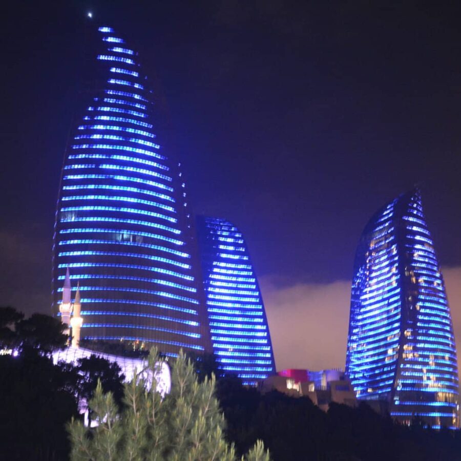 Flame towers Azerbajdzjan