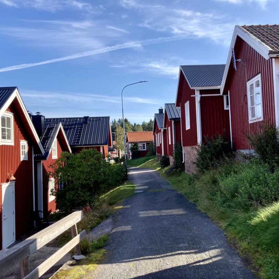 Höga kusten Norrfallsviken fishing village