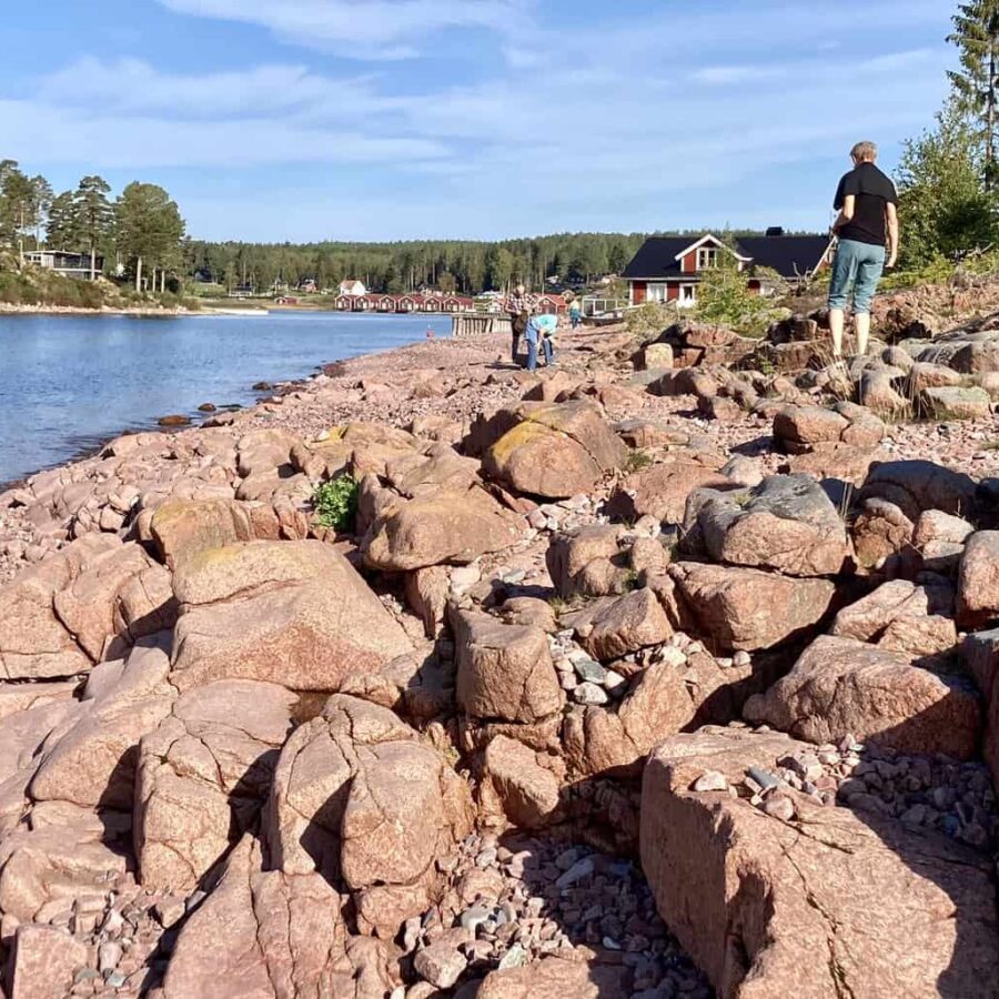 Höga Kusten Norrfallsviken klappersten