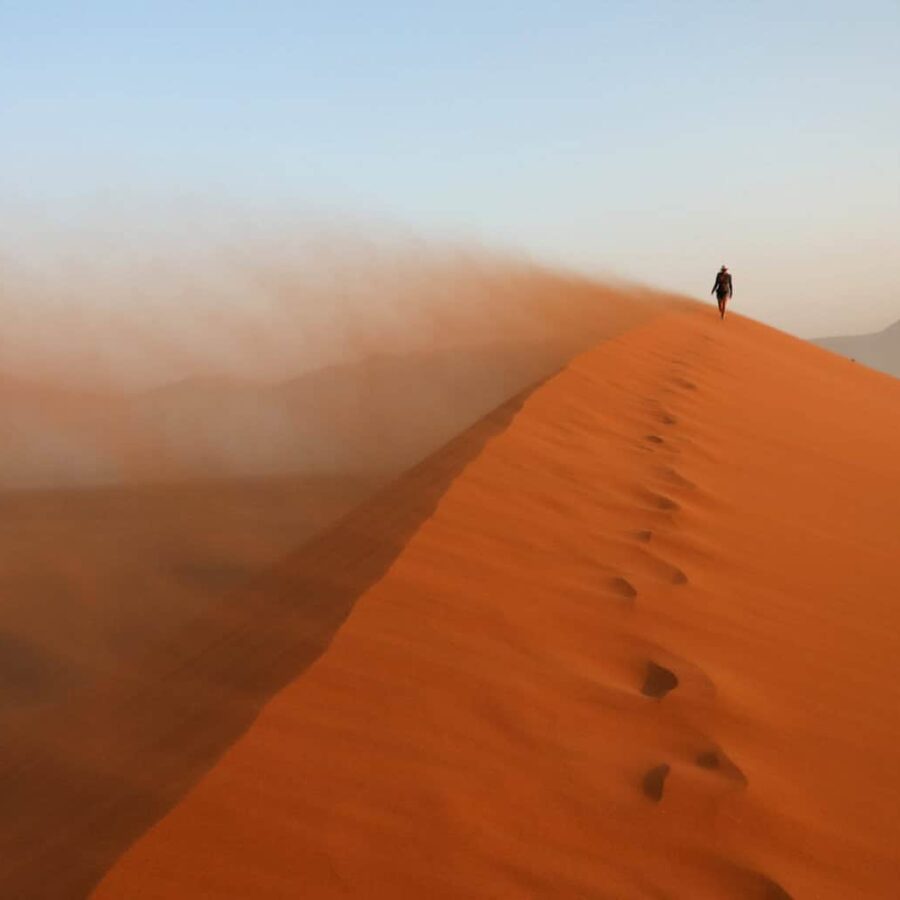 Namibia namib naukluft sandstorm