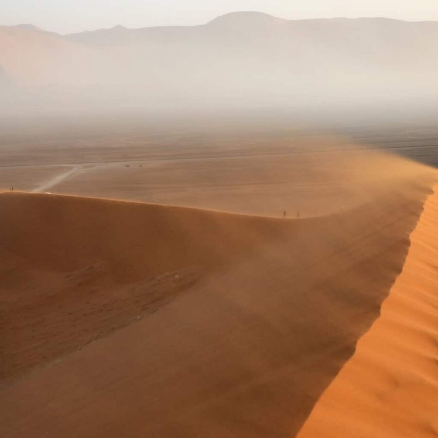 Namibia namib naukluft sandstorm