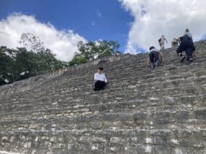 Belize Caracol Maya ruin