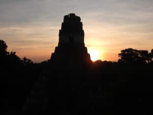 Guatemala Tikal sunrise