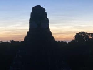 Guatemala Tikal sunrise